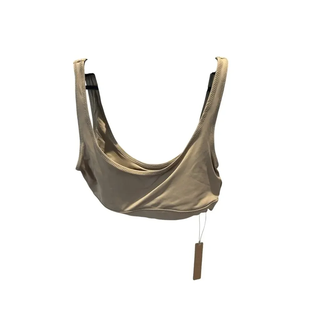 NWT Skims Tank Bikini Top in Desert Size S